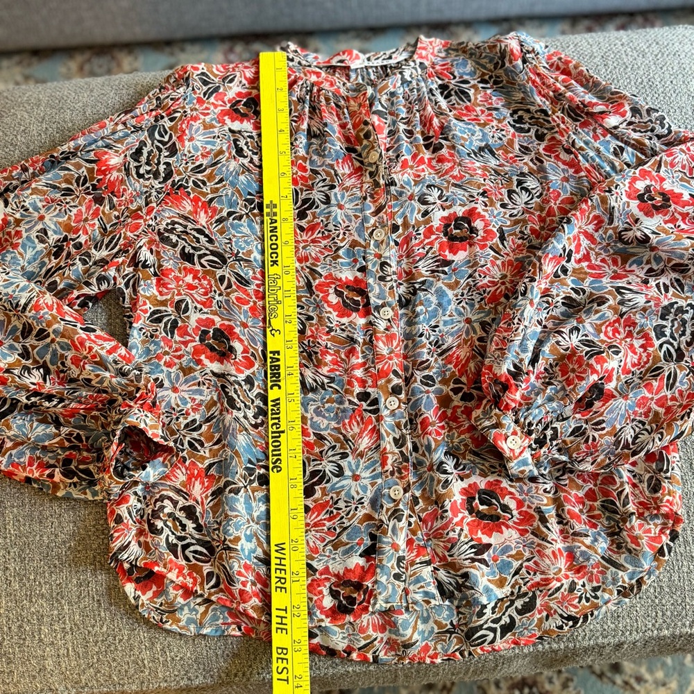 Veronica Beard Ashlynn  Top Multi Color 0 - Picture 10 of 10
